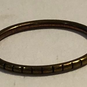 NEW brass stackable ring